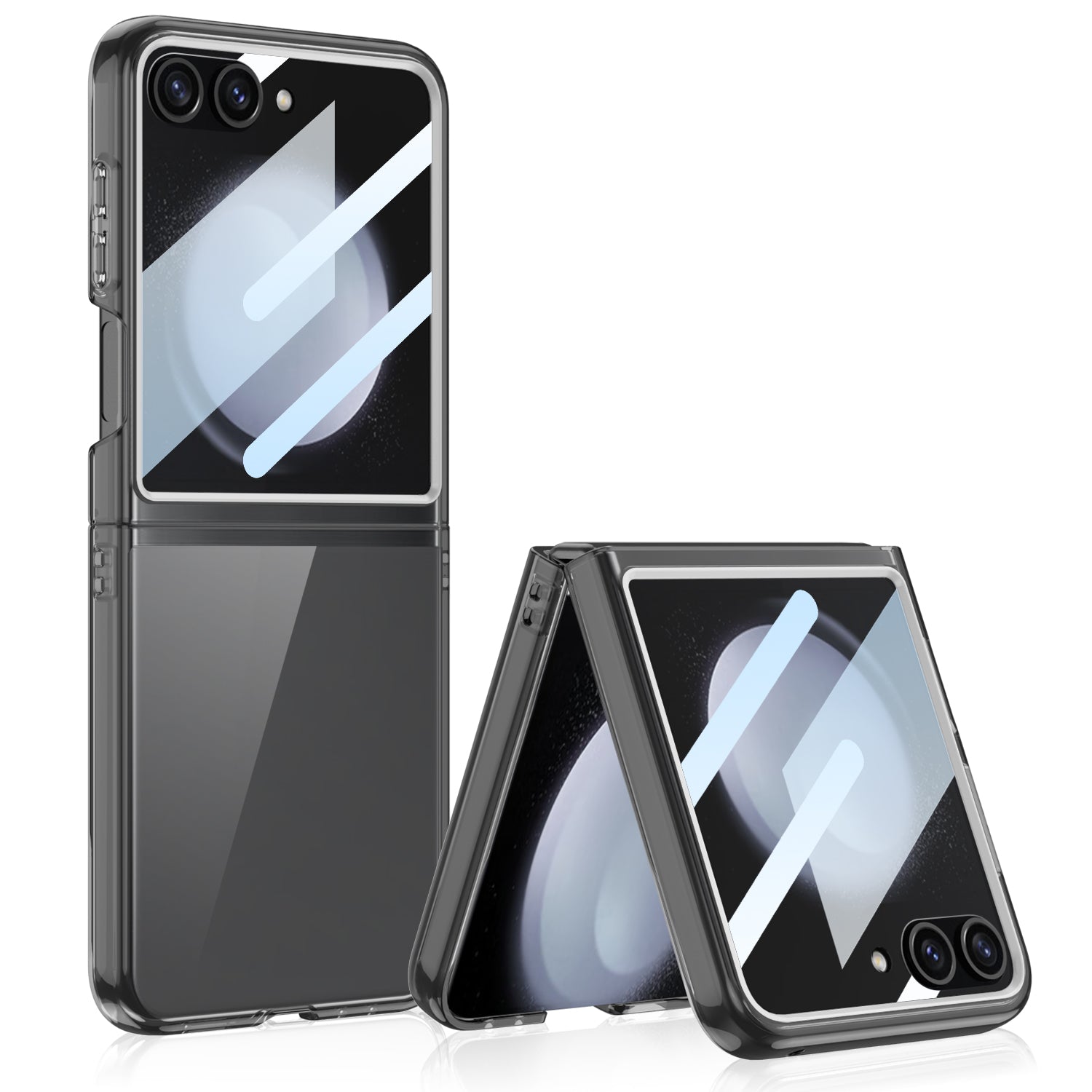 GKK For Samsung Galaxy Z Flip5 5G Case Hard PC Phone Cover with Small Screen Film GKK For Samsung Galaxy Z Flip5 5G Case Hard PC Phone Cover with Small Screen Film